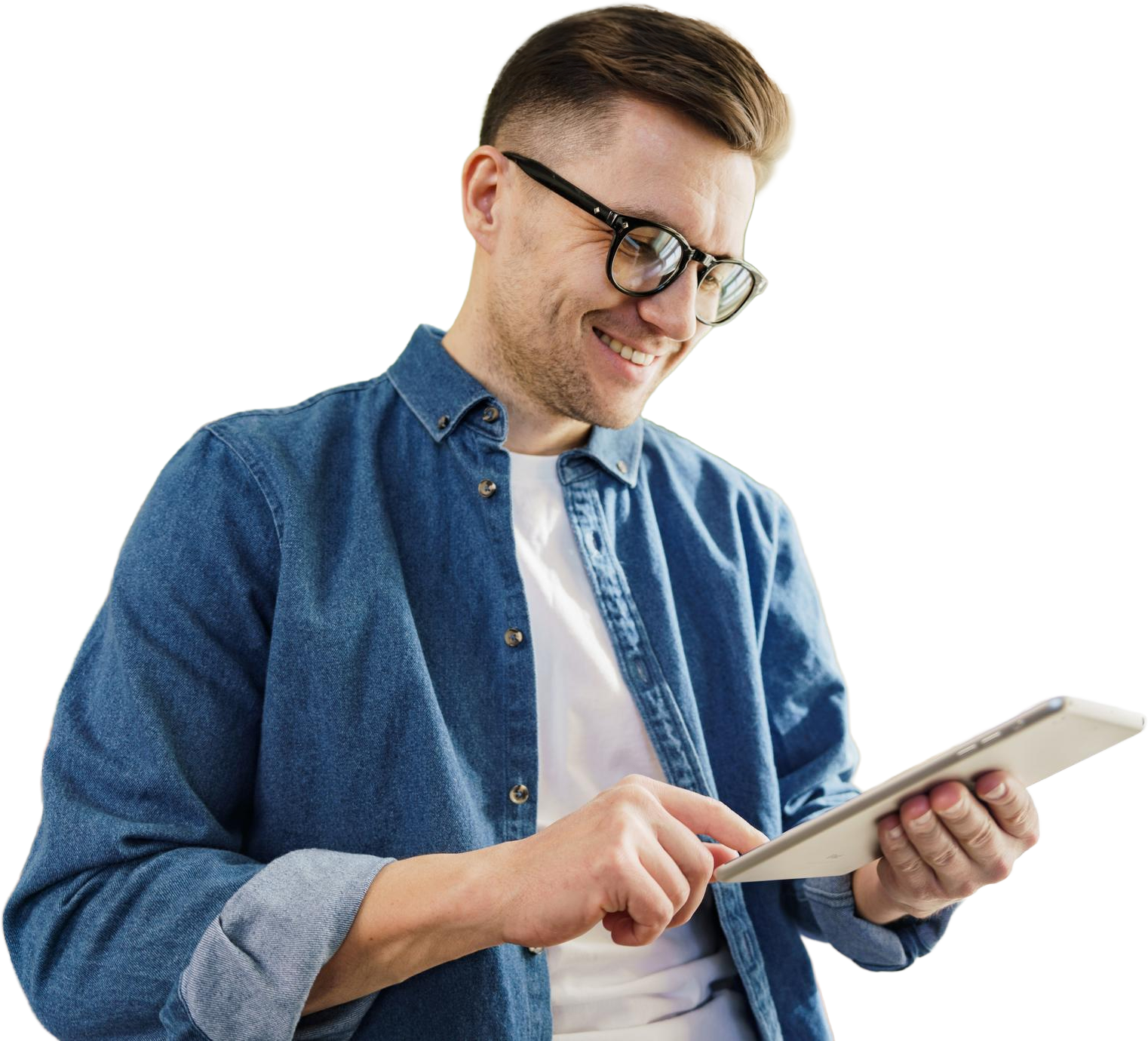Cliente revisando sus resultados de campaña en la plataforma Espartanos
